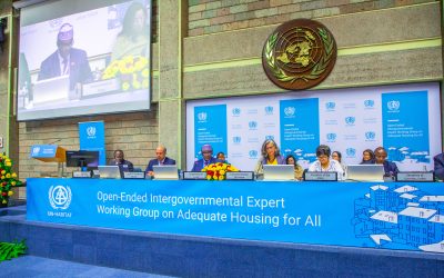Kenya elected co-chair of the first global expert working group on adequate housing for all
